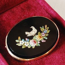 画像4: ゴールド・ローマンモザイクブローチ (4)