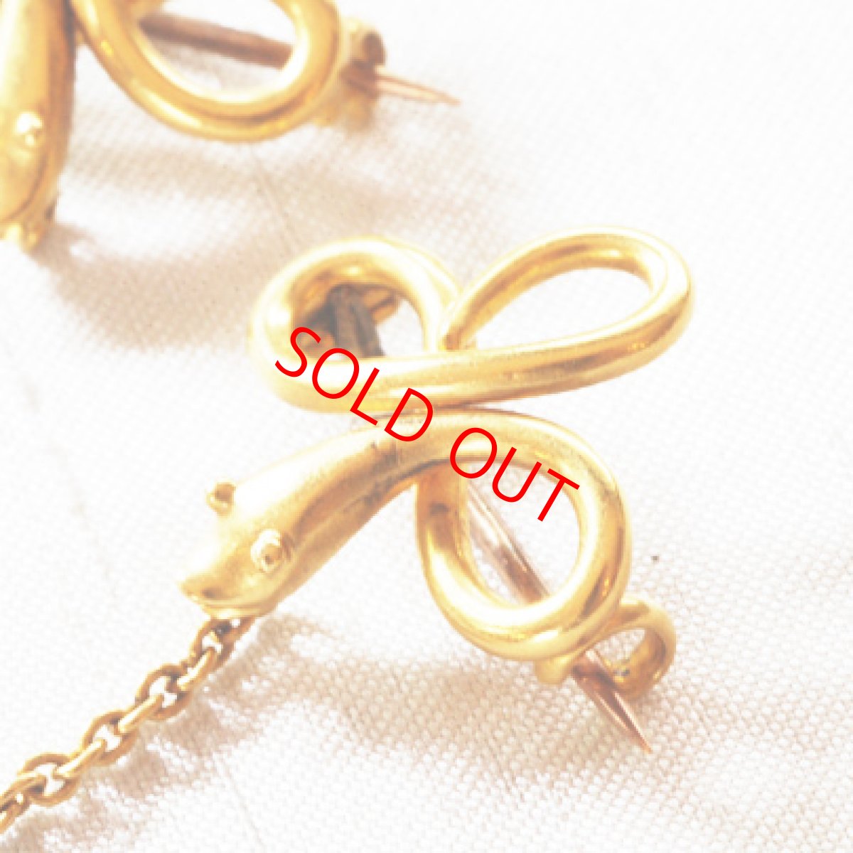 画像2: Sold ゴールドブローチ (2)