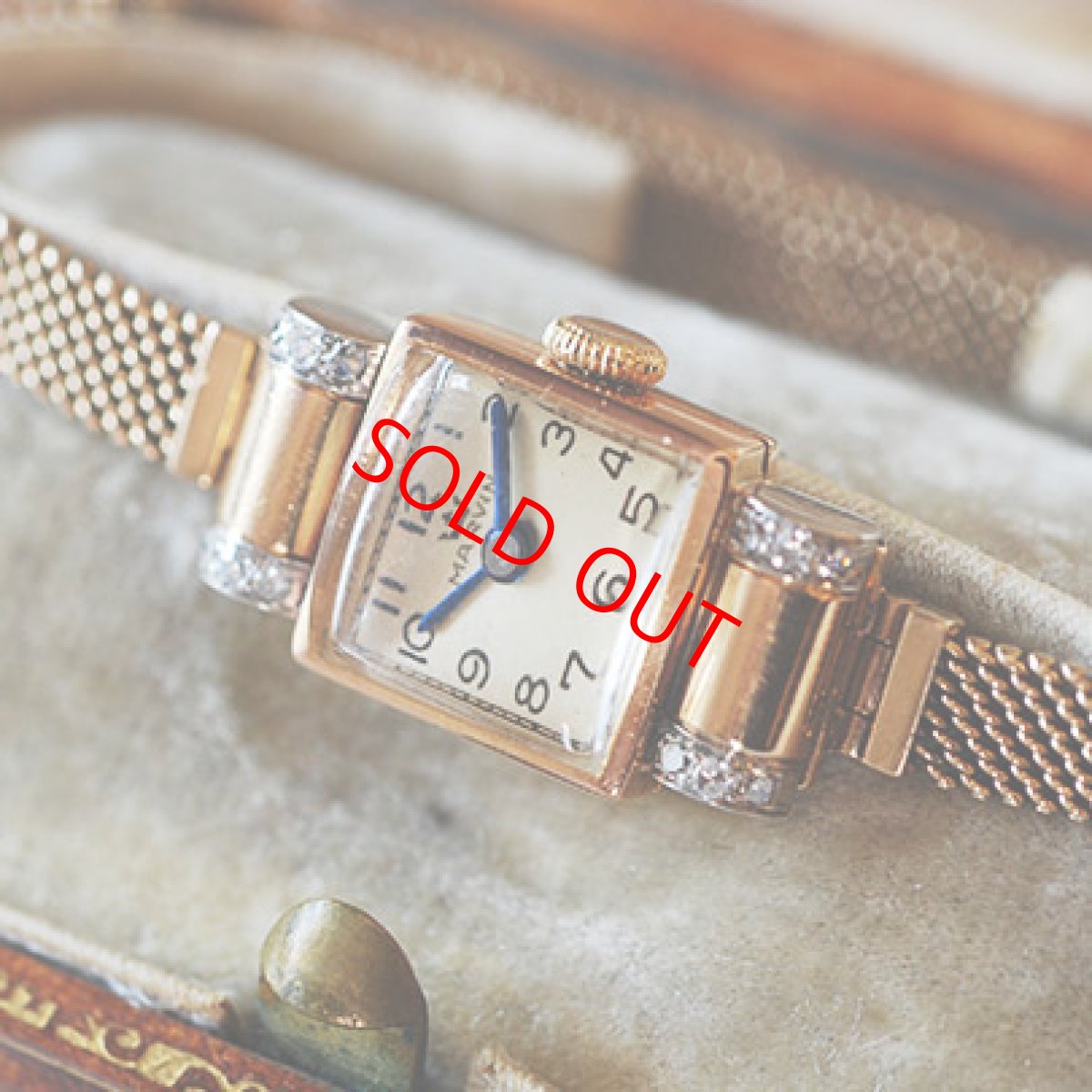 画像4: Sold 18ct・MARVIN リストウォッチ（ブレスは9ct) (4)