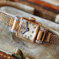 画像4: Sold 18ct・MARVIN リストウォッチ（ブレスは9ct) (4)