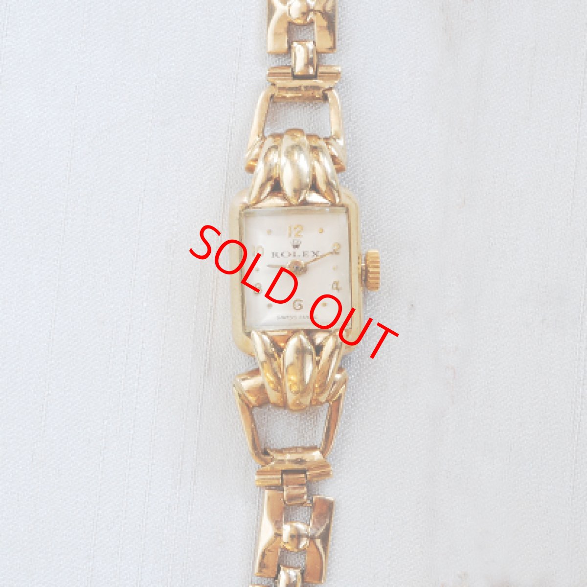 画像1: 9ct.ROLEXリストウォッチ (1)