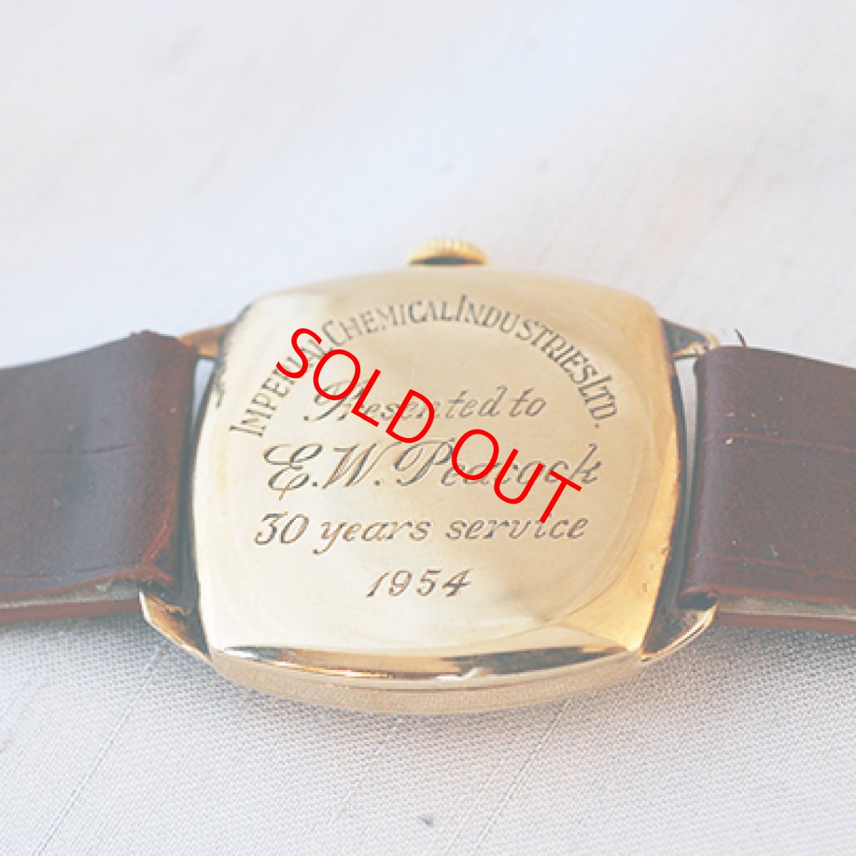 画像4: Sold 9ct,Buren GrandPrix リストウォッチ (4)