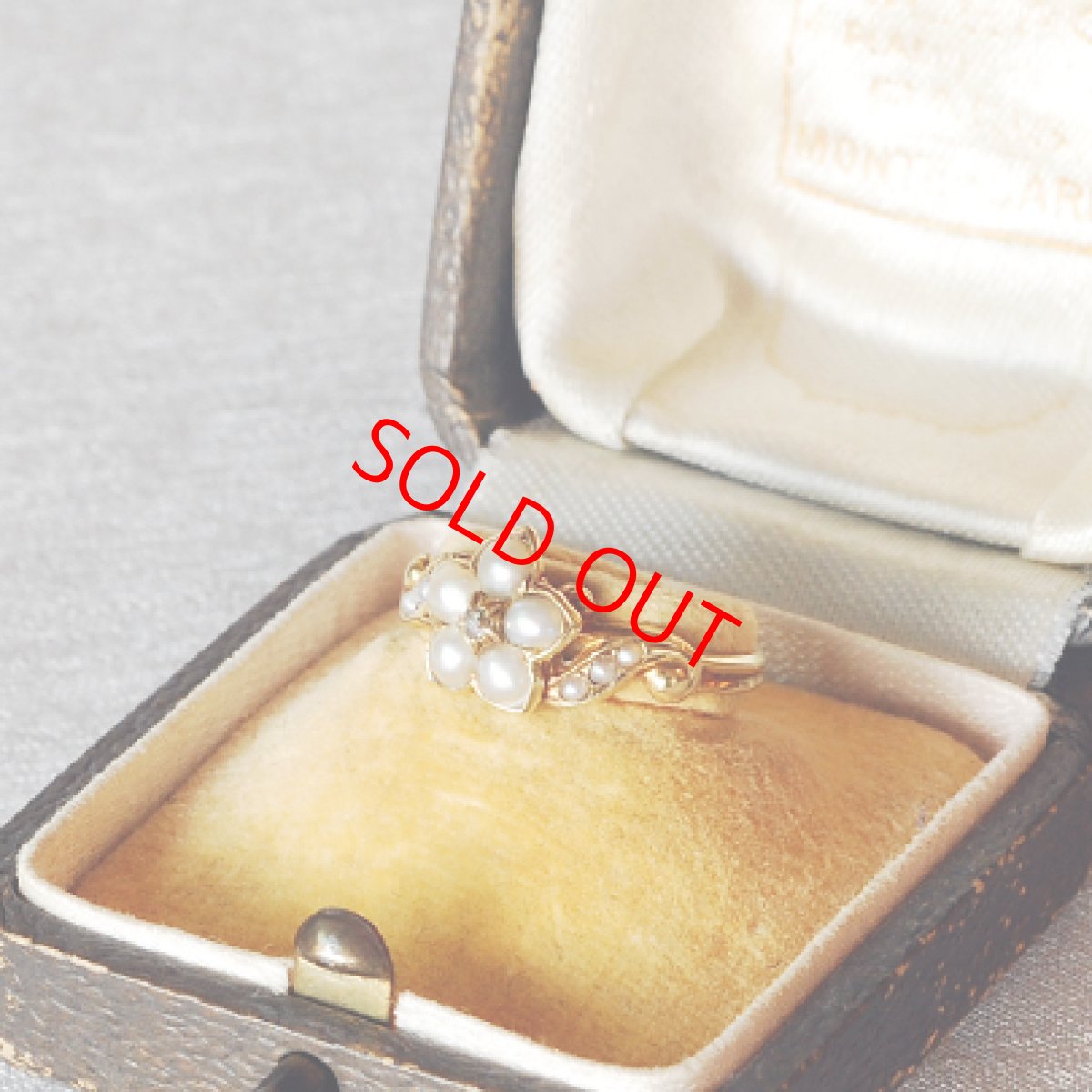 画像5: ゴールド・ダイヤモンド・パールリング (5)