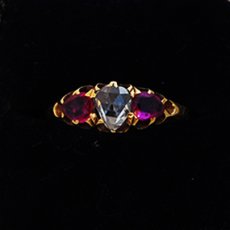 画像5: Gold,ルビー ダイヤモンドリング (5)