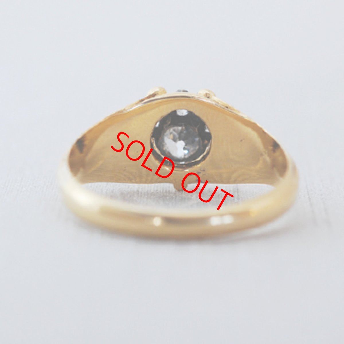 画像4: SOLD Gold・Sv・ダイヤモンドリング (4)