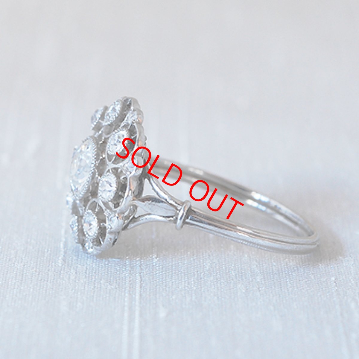 画像3: プラチナ・18ctゴールド・ダイヤモンドリング (3)