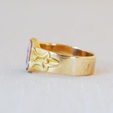 画像3: 18ct,コーネリアン インタリオリング (3)