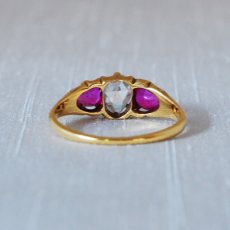 画像4: Gold,ルビー ダイヤモンドリング (4)