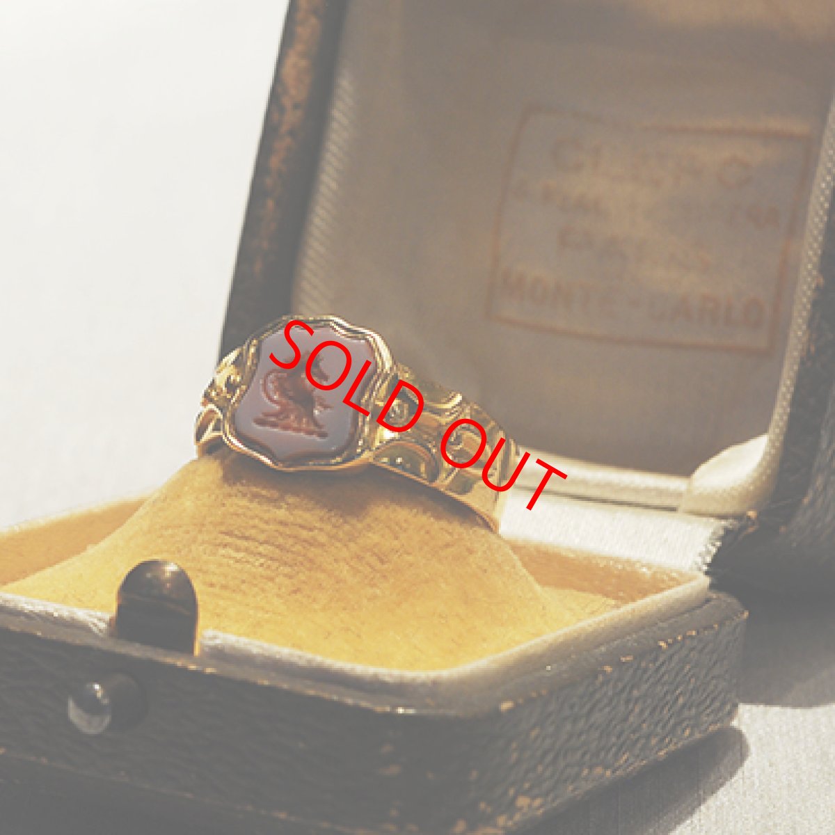 画像5: 18ct,コーネリアン インタリオリング (5)