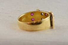 画像5: 18ct,・ルビー・ ダイヤモンドリング sold (5)