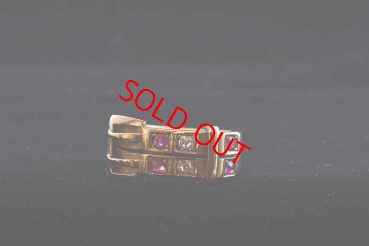 画像8: 18ct,・ルビー・ ダイヤモンドリング sold (8)