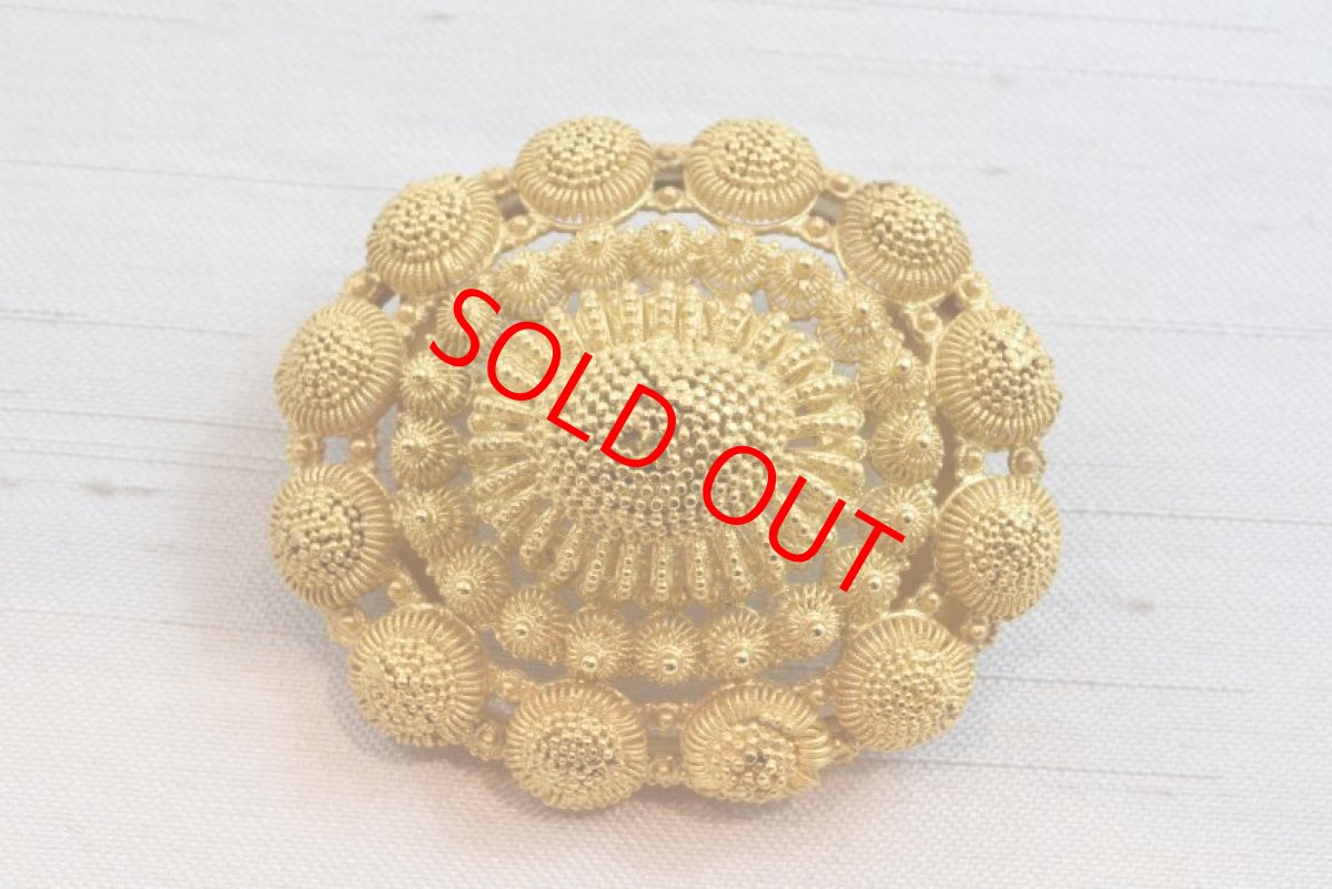 画像1: Sold ゴールド・ブローチ (1)