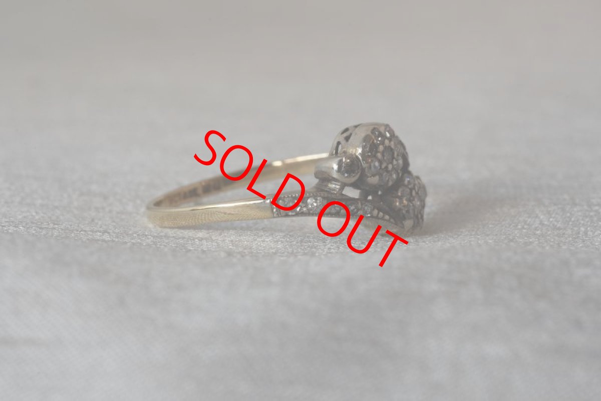 画像5: Sold 9ct,・Sv・ ダイヤモンドリング (5)