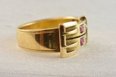 画像6: 18ct,・ルビー・ ダイヤモンドリング sold (6)