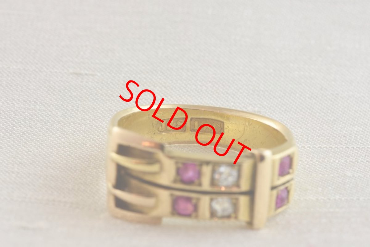 画像7: 18ct,・ルビー・ ダイヤモンドリング sold (7)