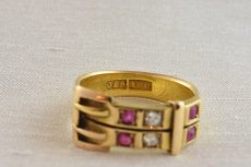 画像7: 18ct,・ルビー・ ダイヤモンドリング sold (7)