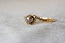 画像2: Sold GOLD・ダイヤモンドリング (2)