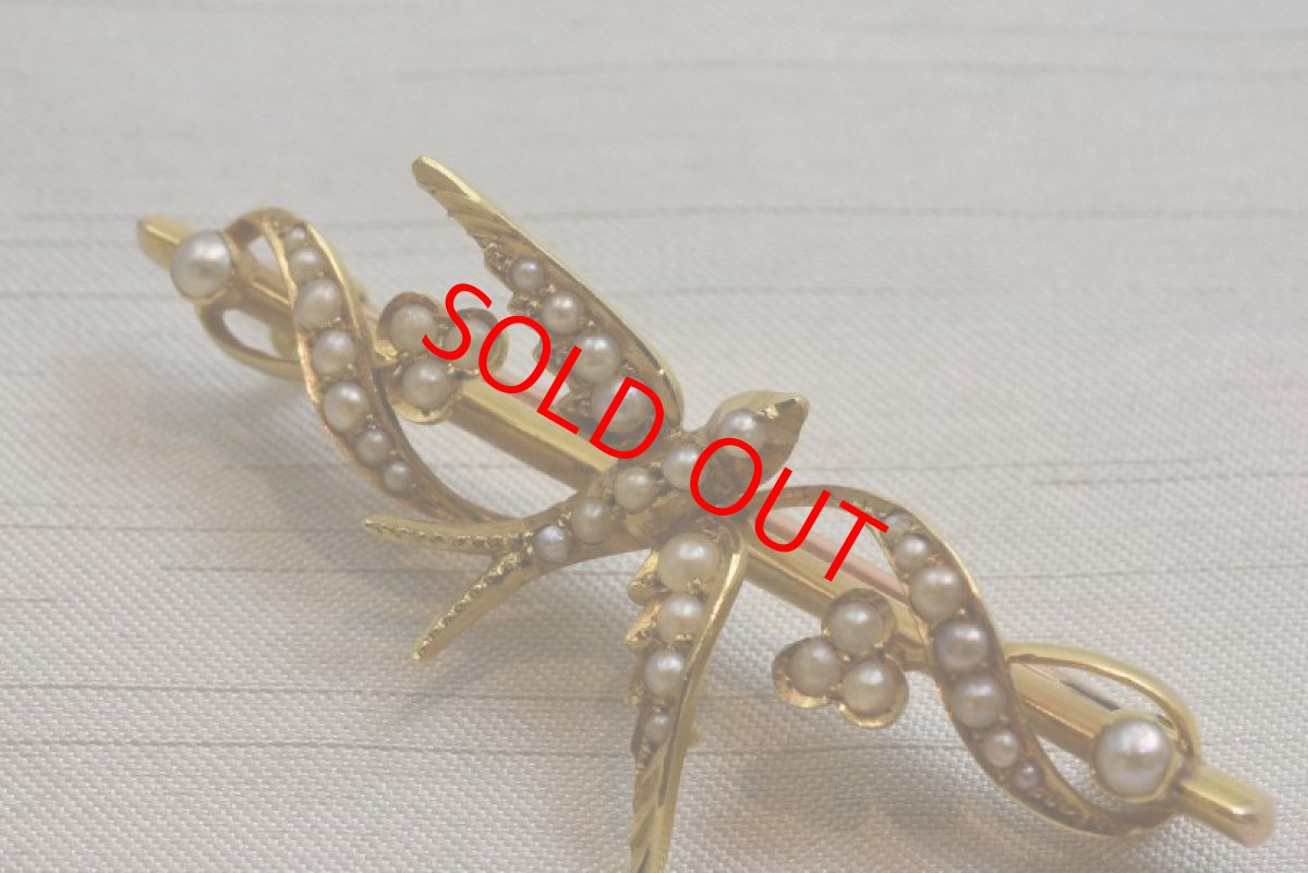 画像4: Sold GOLD・パールブローチ (4)