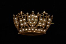 画像5: 9ct・パールブローチ (5)