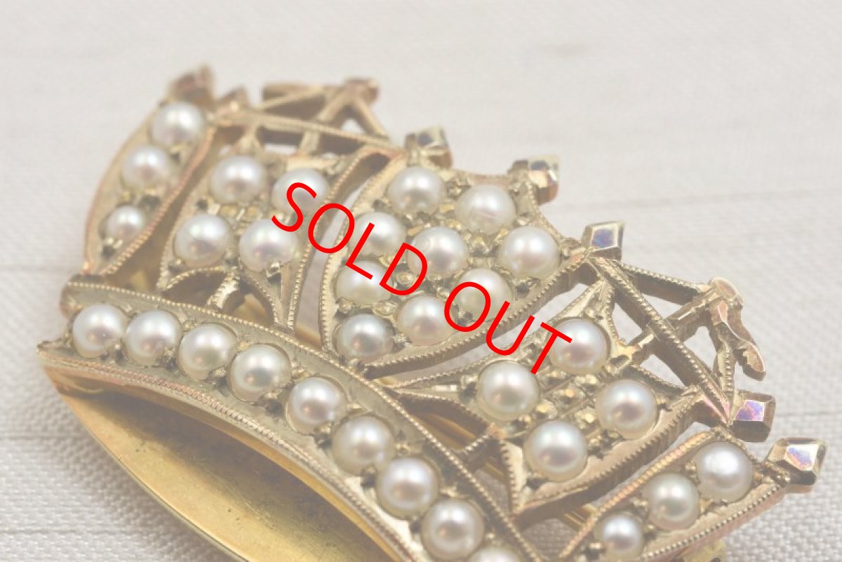 画像4: 9ct・パールブローチ (4)