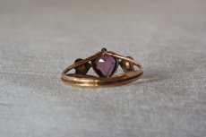 画像3: 9ct,ペーストガラス・パールリング (3)