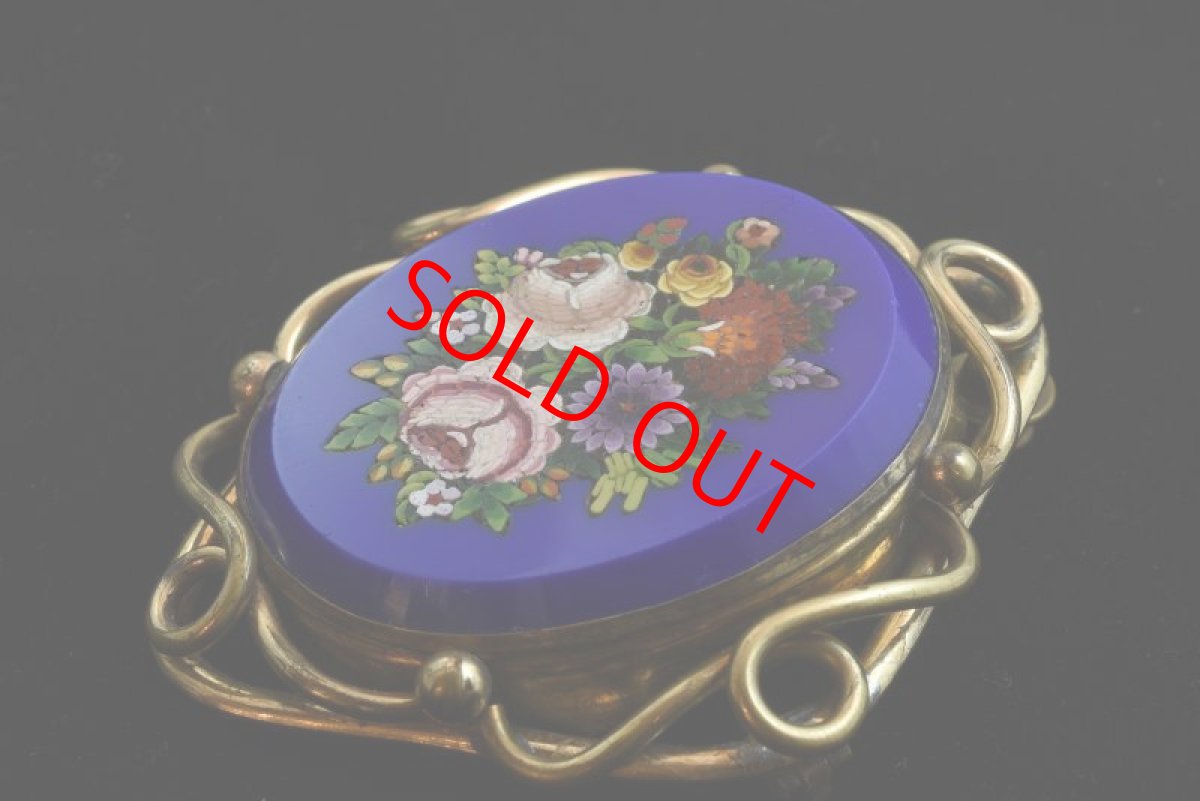 画像5: Sold ピンチベック　モザイクブローチ (5)