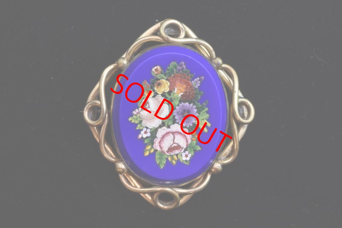 画像6: Sold ピンチベック　モザイクブローチ (6)