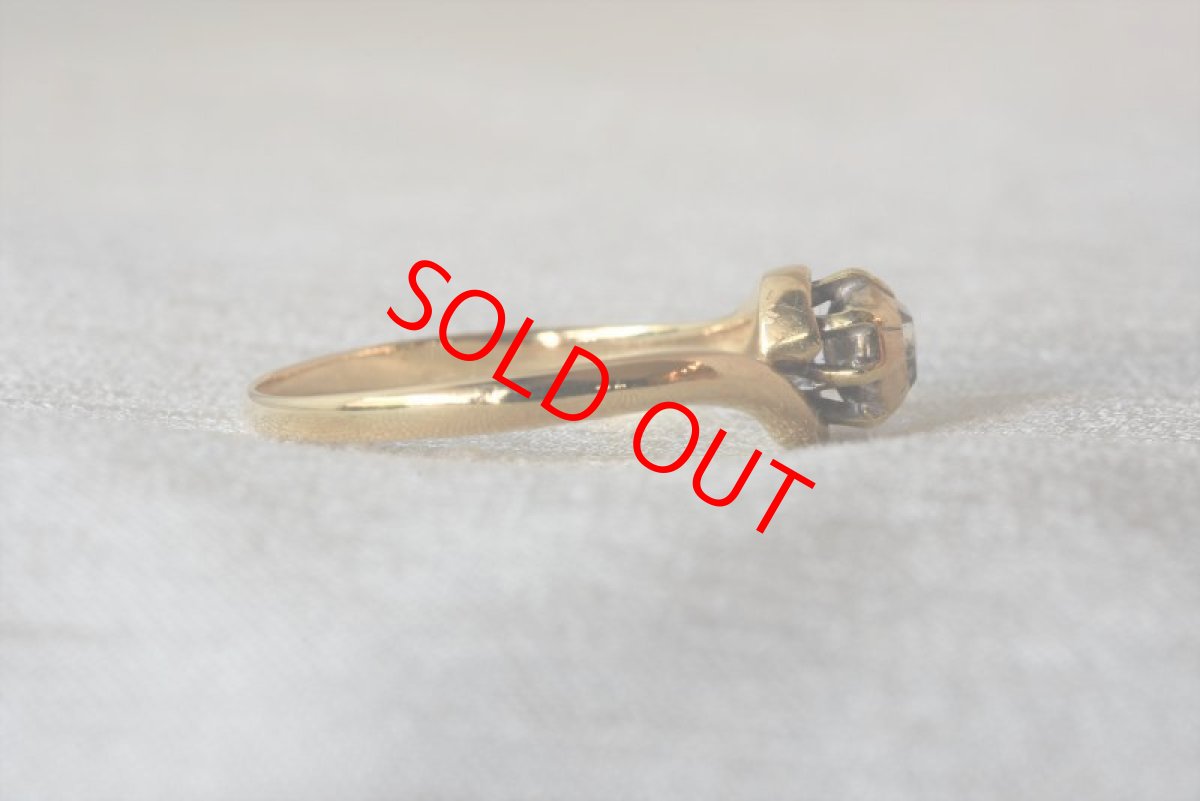 画像4: Sold GOLD・ダイヤモンドリング (4)