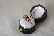 画像6: 9ct,ペーストガラス・パールリング (6)