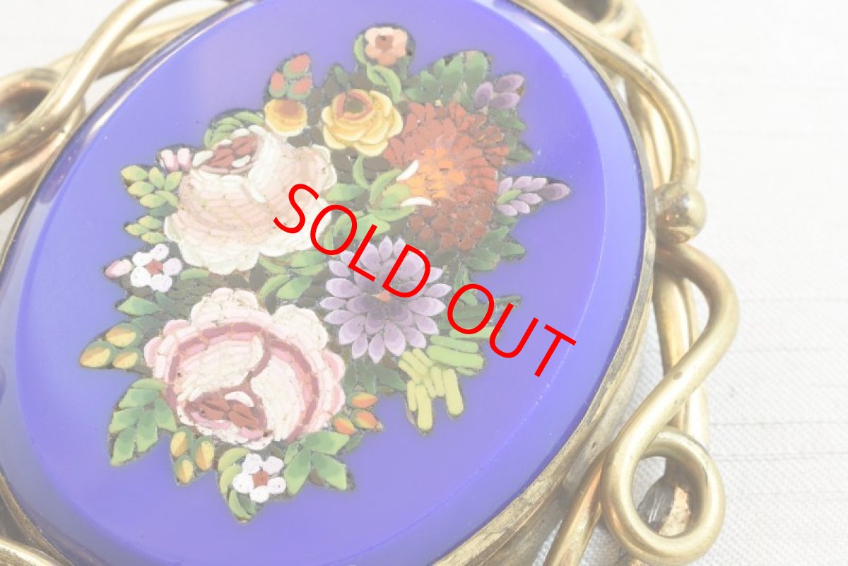 画像4: Sold ピンチベック　モザイクブローチ (4)
