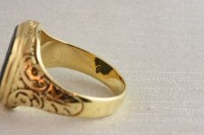 画像7: 4ct,ブラッドストーンインタリオリング (7)