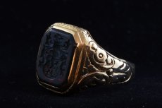 画像8: 4ct,ブラッドストーンインタリオリング (8)