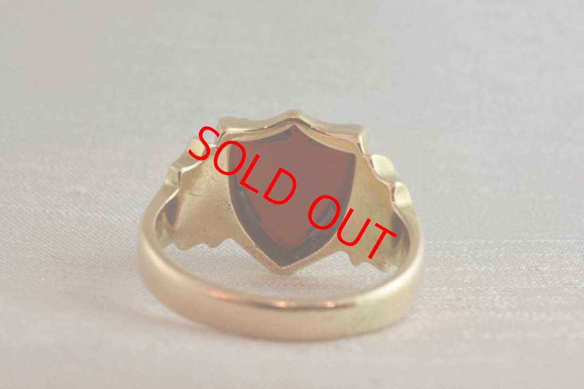 画像5: Sold 15ct,カーネリアン　インタリオリング (5)