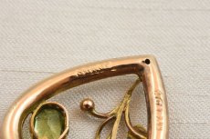 画像4: GOLD,ペリドット・パールペンダント (4)