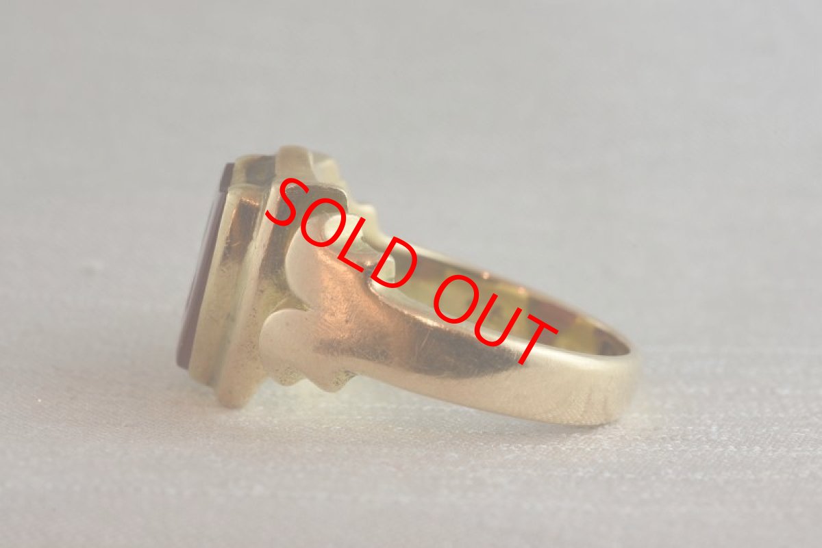 画像3: Sold 15ct,カーネリアン　インタリオリング (3)