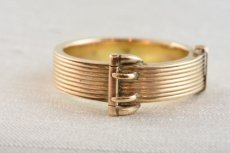 画像1: GOLD・バックルリング (1)