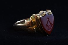 画像8: Sold 15ct,カーネリアン　インタリオリング (8)
