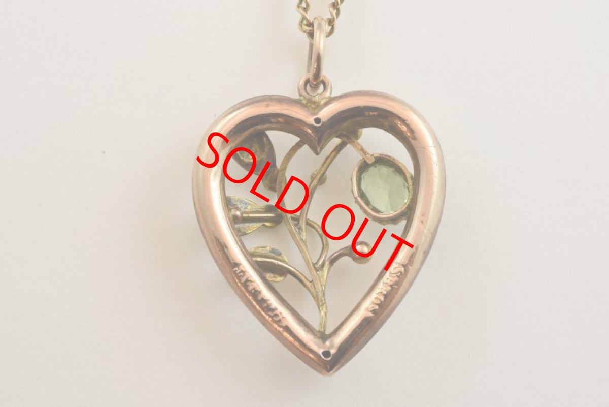 画像2: GOLD,ペリドット・パールペンダント (2)