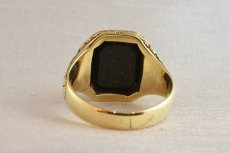 画像4: 4ct,ブラッドストーンインタリオリング (4)