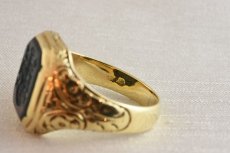 画像6: 4ct,ブラッドストーンインタリオリング (6)