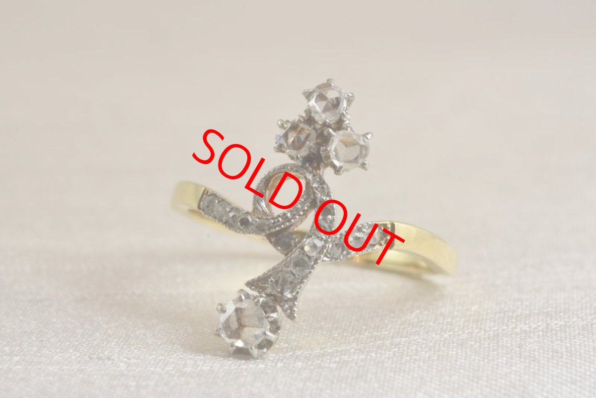 画像2: GOLD,（Pt)ダイヤモンドリング (2)