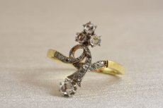 画像2: GOLD,（Pt)ダイヤモンドリング (2)