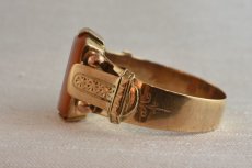 画像3: GOLD,カーネリアンインタリオリング (3)