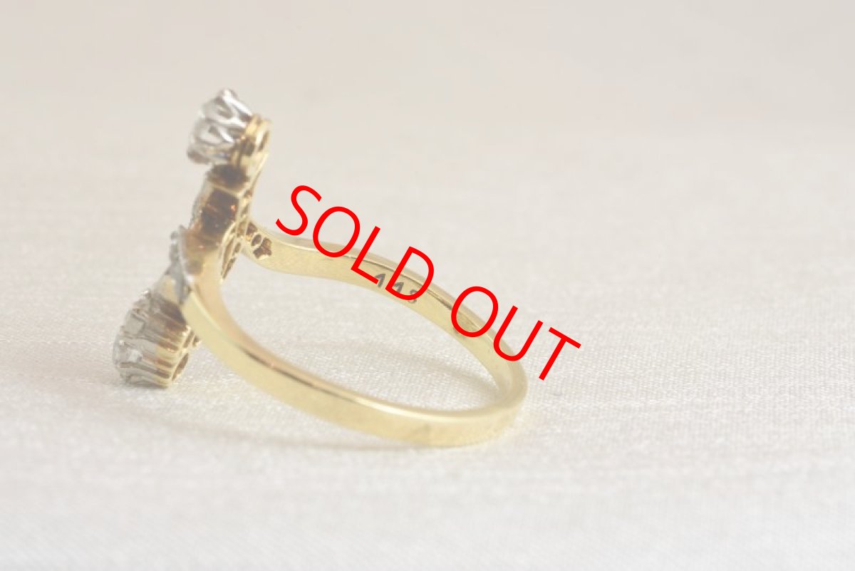 画像4: GOLD,（Pt)ダイヤモンドリング (4)