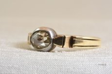 画像2: 14ct,ダイヤモンドリング (2)