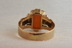 画像4: GOLD,カーネリアンインタリオリング (4)