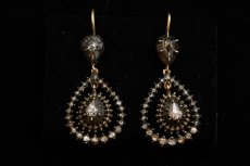 画像4: ゴールド・シルバー・ダイヤモンドイヤリング (4)