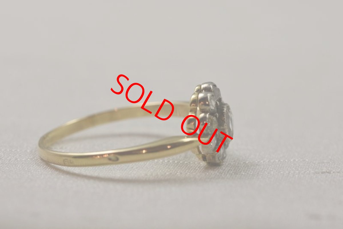 画像4: 14ct，（ｗｇ）ダイヤモンドリング (4)