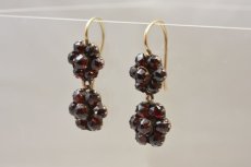 画像2: GOLD.ガーネットイヤリング (2)