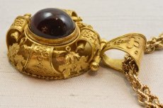 画像5: Sold GOLD.ガーネットペンダント (5)